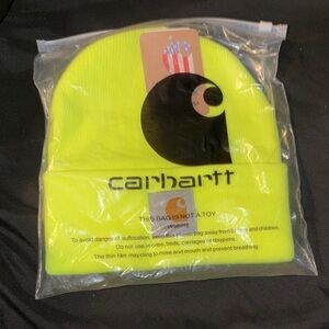 Carhartt Bright Yellow Knit Beanie